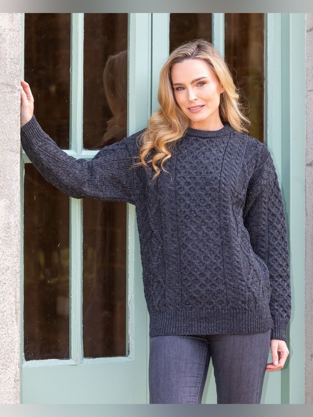 Aran Crafts Ireland 100% Wool Irish Wool Sweater size XL